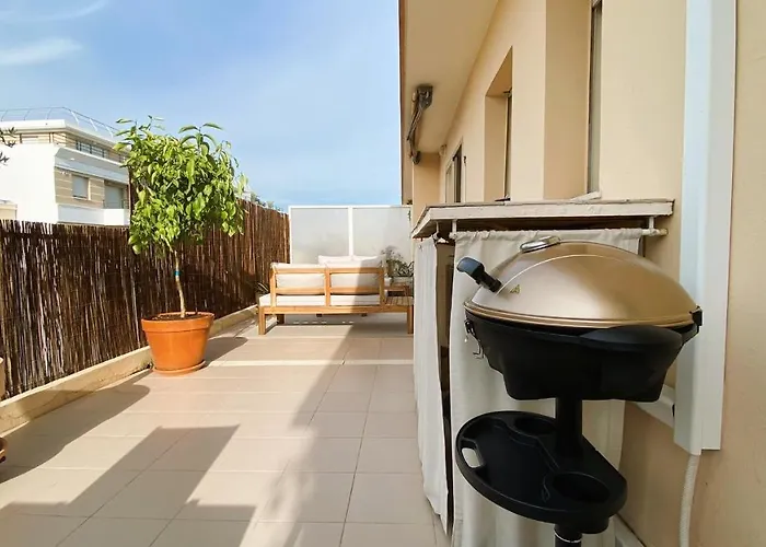 Apartment T2 Bricka La Terrasse De La Plage, Moderne, Equipe, Lumineux